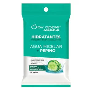 Toallita Desmaquillante 30 pzs Con Agua Micelar Y Pepino By Apple