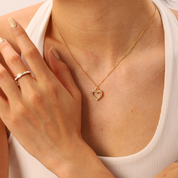 Collar Caroli En Acero Inoxidabel De Oro 18K - Imagen 7