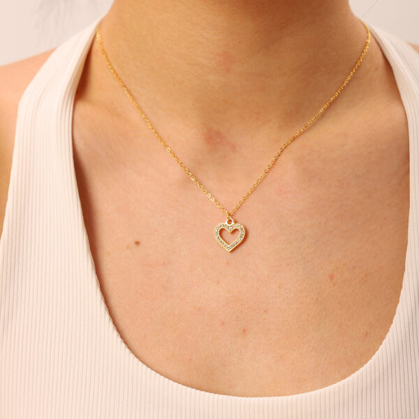 Collar Caroli En Acero Inoxidabel De Oro 18K - Imagen 2