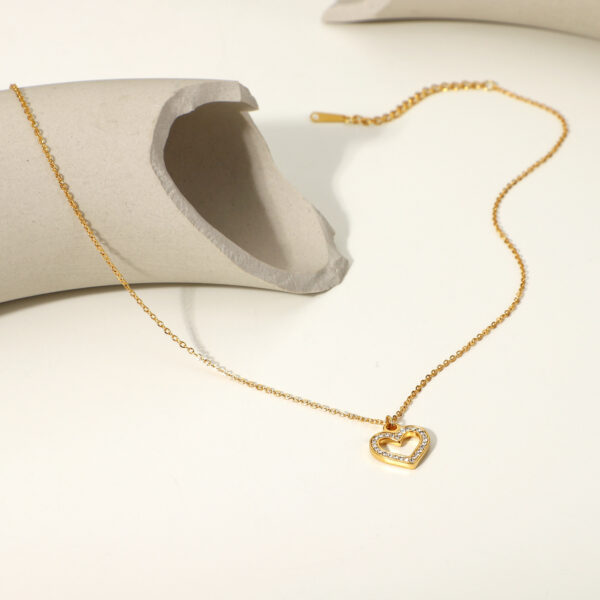 Collar Caroli En Acero Inoxidabel De Oro 18K - Imagen 3