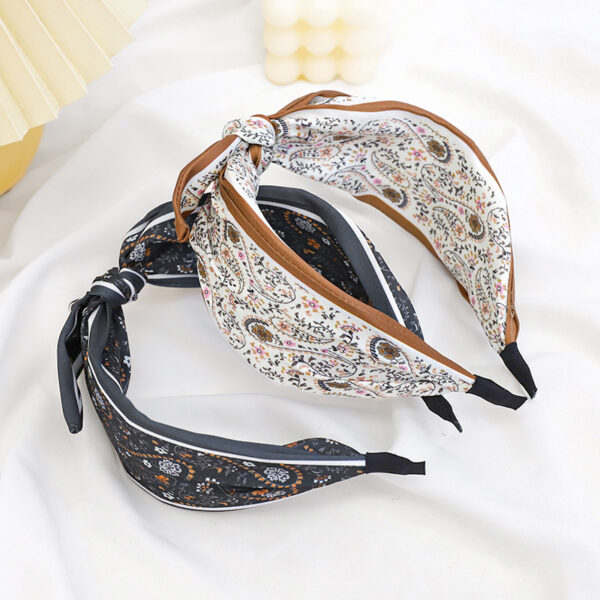 Diadema Con Estampado Gri - Imagen 5