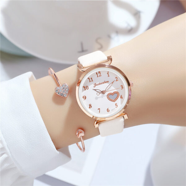 Reloj Ladies Rojo En Forma De Corazón - Imagen 3
