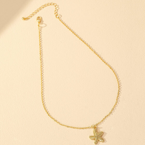 Collar Dorado De Estrella De Mar - Imagen 3