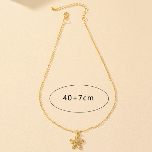 Collar Dorado De Estrella De Mar - Imagen 5