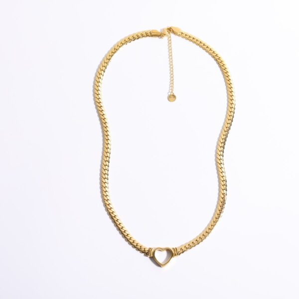 Collar De Corazón Acero Inoxidable - Imagen 6