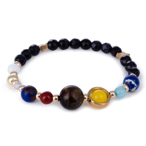 Pulsera Estilo Étnico Piedra Natural Filamento