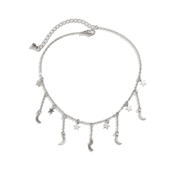 Collar Dorado Luna Y Estrellas - Imagen 6