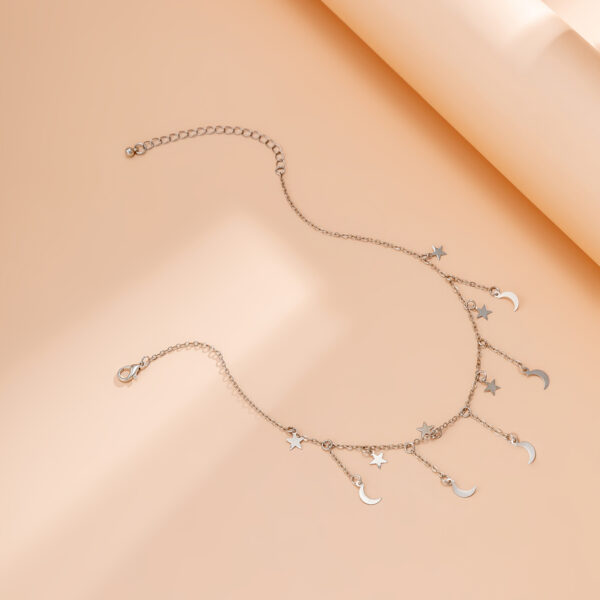 Collar Dorado Luna Y Estrellas - Imagen 3