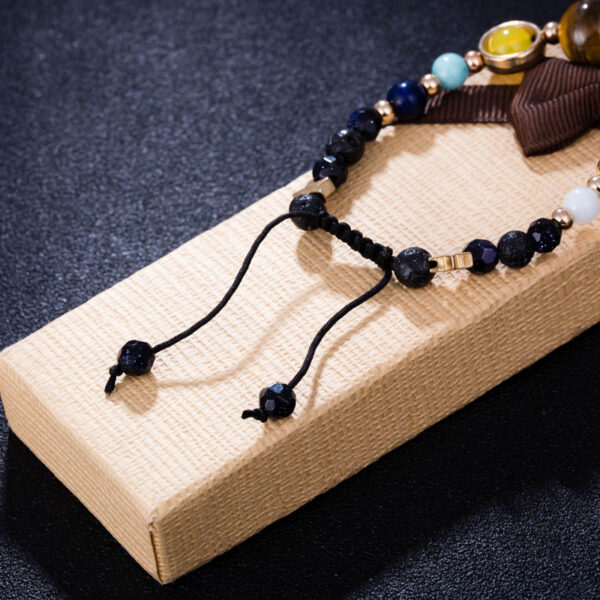Pulsera Estilo Étnico Piedra Natural Filamento - Imagen 4