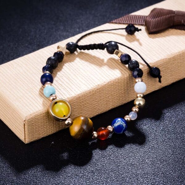 Pulsera Estilo Étnico Piedra Natural Filamento - Imagen 2