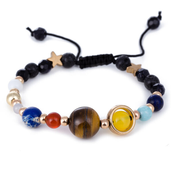 Pulsera Estilo Étnico Piedra Natural Filamento - Imagen 5