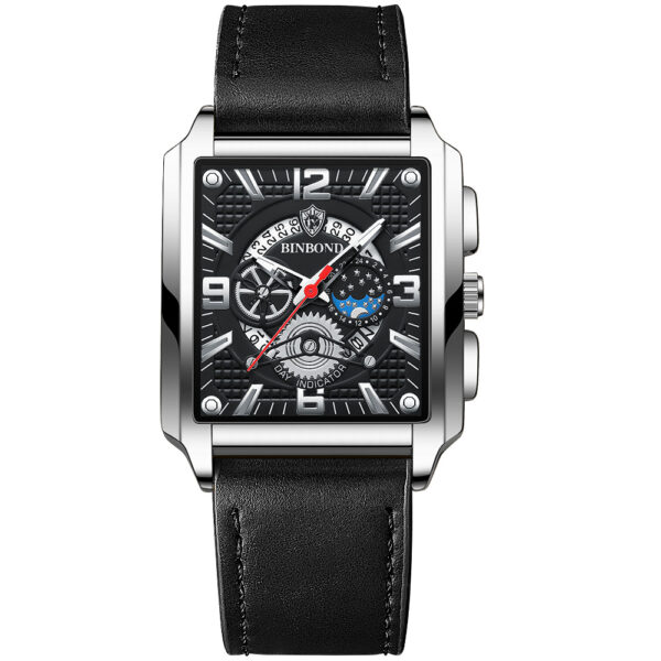 Reloj BinBond Plata Negro