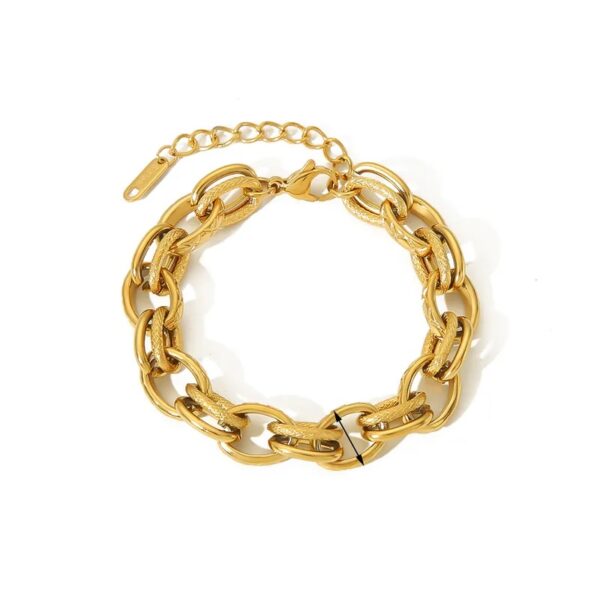 Pulsera Minerve Chapado En Oro