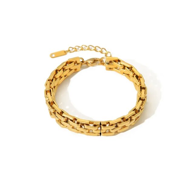 Pulsera Gallician Chapado En Oro