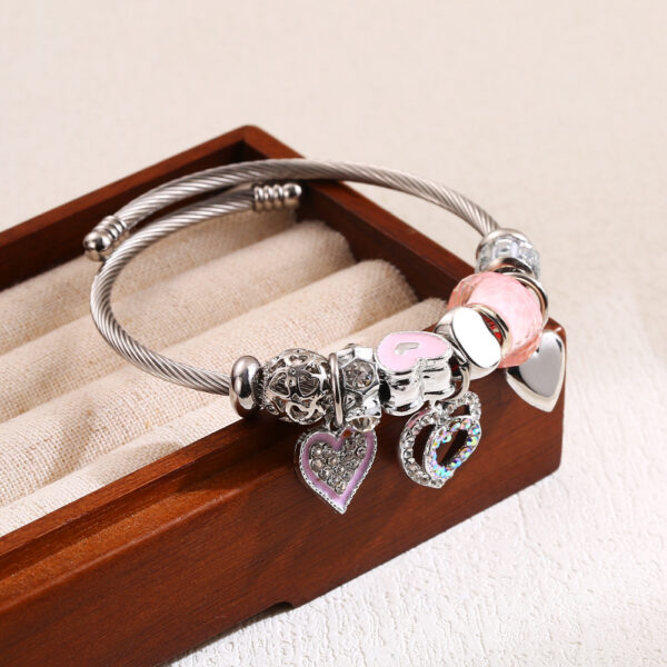 Pulsera Multielemento De Corazón - Imagen 3