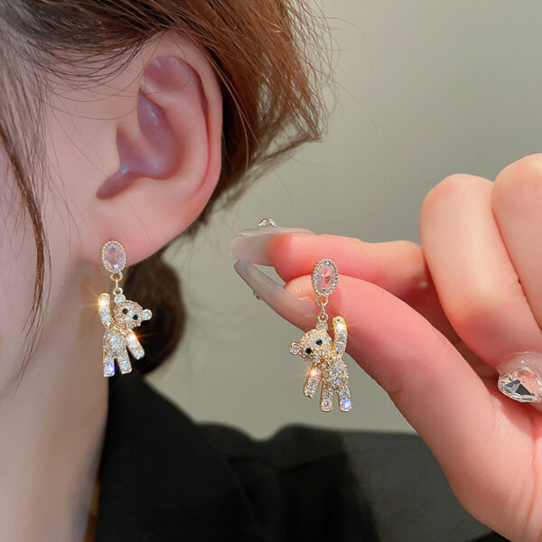 Aretes De Ositos Con Circonitas