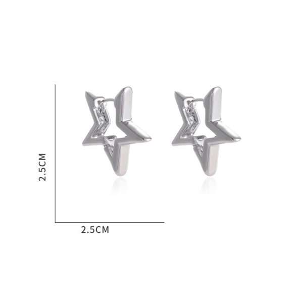 Pendientes Dorada De Estrella - Imagen 4