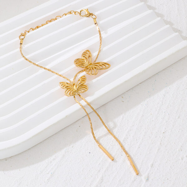Pulsera De Mariposa Hueca - Imagen 2