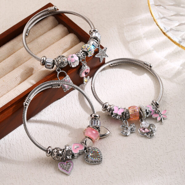 Pulsera Multielemento De Corazón - Imagen 2