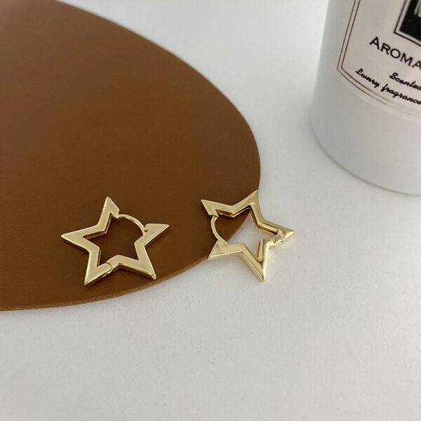Pendientes Dorada De Estrella