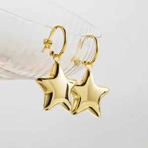 Aretes Estilo Vintage Forma De Esrella
