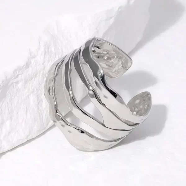 Anillo Elegance Silver Acero Inoxidable