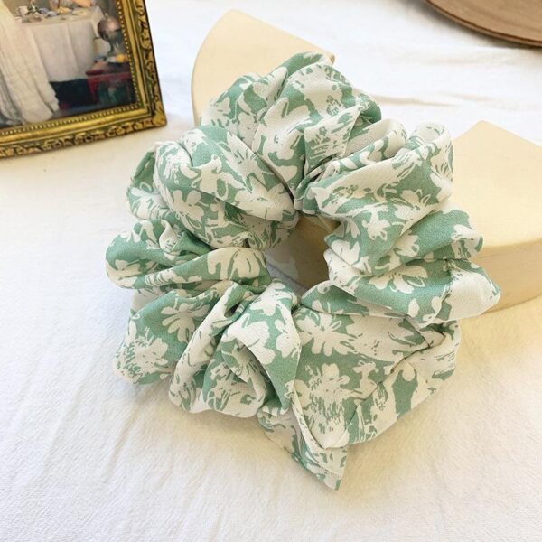 Scrunchie Grande Estamapdo Verde