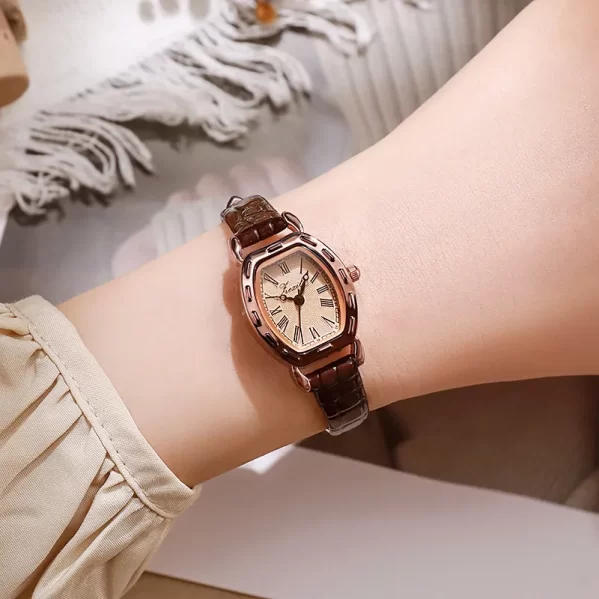 Reloj De Mujer Marron Estilo Clásico - Imagen 5