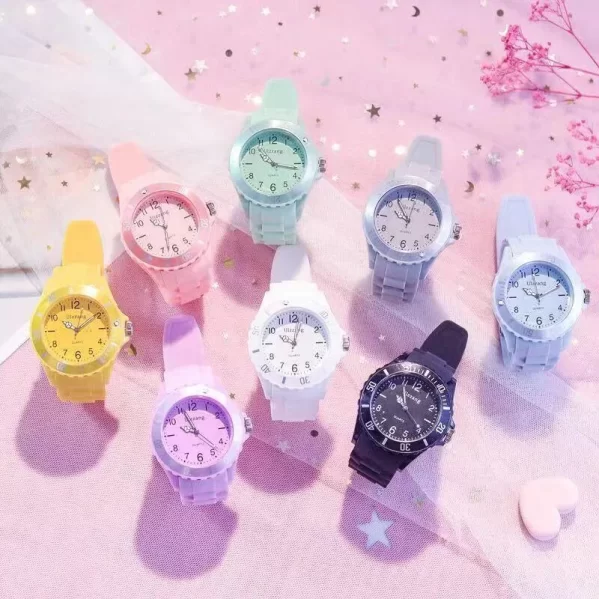 Reloj Blanco Estilo Coreano - Imagen 5