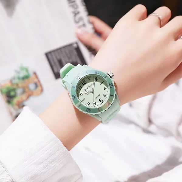 Reloj Verde Estilo Coreano