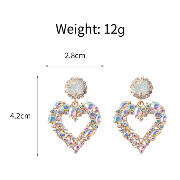 Pendientes Elegancia Geométrica Aguja De Plata .925 - Imagen 2