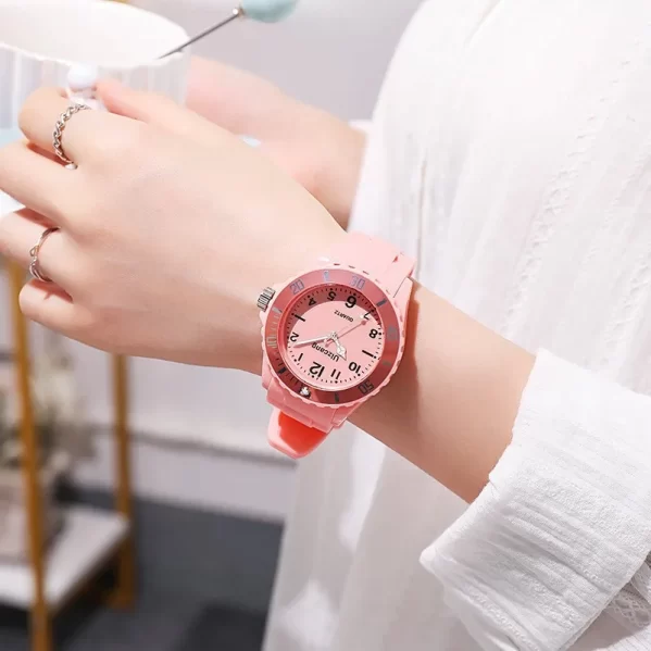 Reloj Rosa Cerezo Estilo Coreano