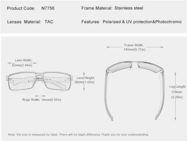 Lentes KINGSEVEN Original K7790 De Sol Polarizados - Imagen 5