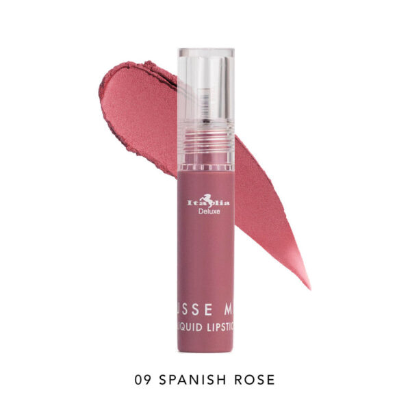 Labial Líquido Mousse Matte Italia Deluxe #09 Spanish Rose