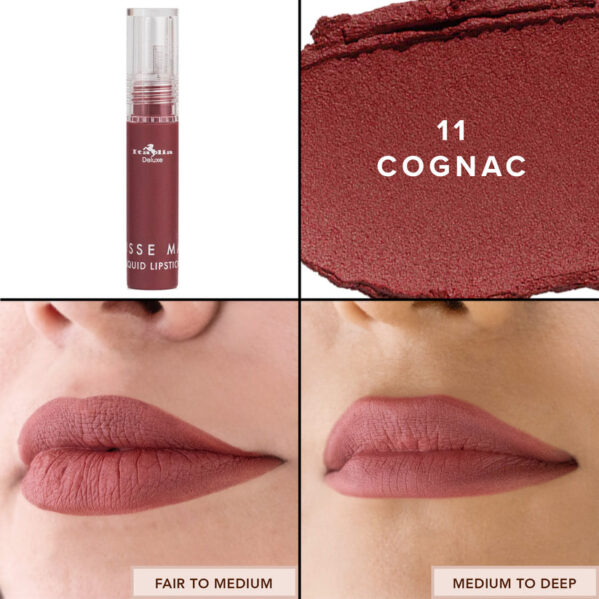 Labial Líquido Mousse Matte Italia Deluxe #11 Cognac - Imagen 2