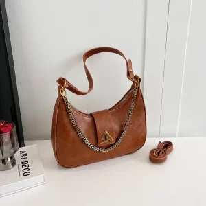 Bolso De Hombro Media Luna Cafe