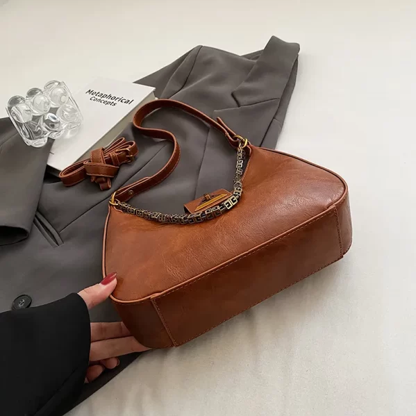 Bolso De Hombro Media Luna Cafe - Imagen 7