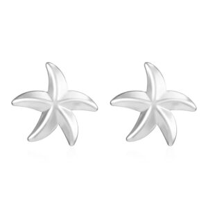 Aretes Estrella de Mar – Acero Inoxidable 304 con Chapado en Oro de 18K Plata