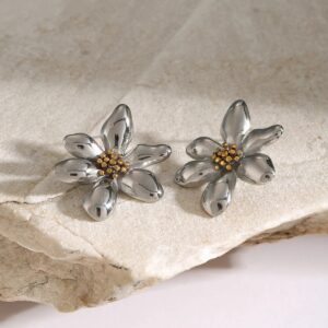 Arete Floral Vintage – Chapado En Oro 18K
