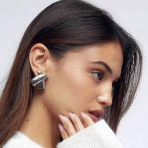 Aretes X Vintage – Estilo Clásico Plateado