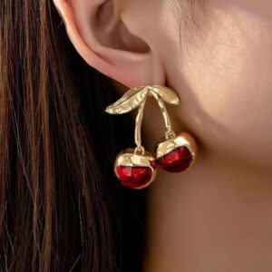 Cherry Pop – Aretes Grandes Lindo y Exagerado