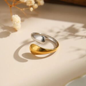 Anillo Lía Oro Chapado 14K