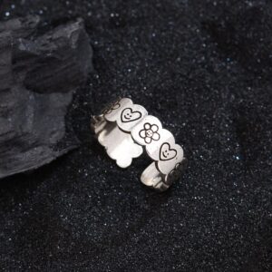 Anillo Happyface Cobre Plateado