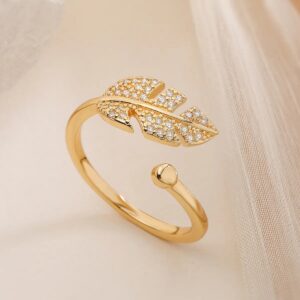 Anillo Fólia Cobre & Circón