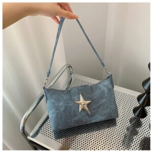 Bolsa Urbana Broche Magnético - Azul Mezclilla