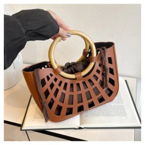Bolsa Boho Clásica de Cuerda - Marrón