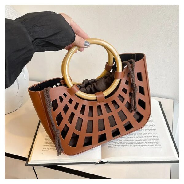 Bolsa Boho Clásica de Cuerda - Marrón