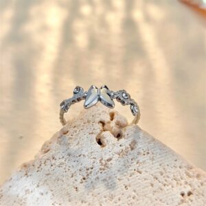 Anillo Vintage Wings Acero Inoxidable Plateado