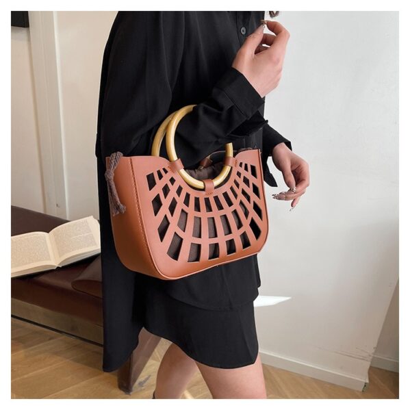 Bolsa Boho Clásica de Cuerda - Marrón - Imagen 2