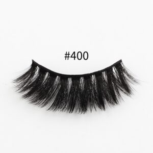 Pestañas Postizas Con Aplicador & Cepillo #400